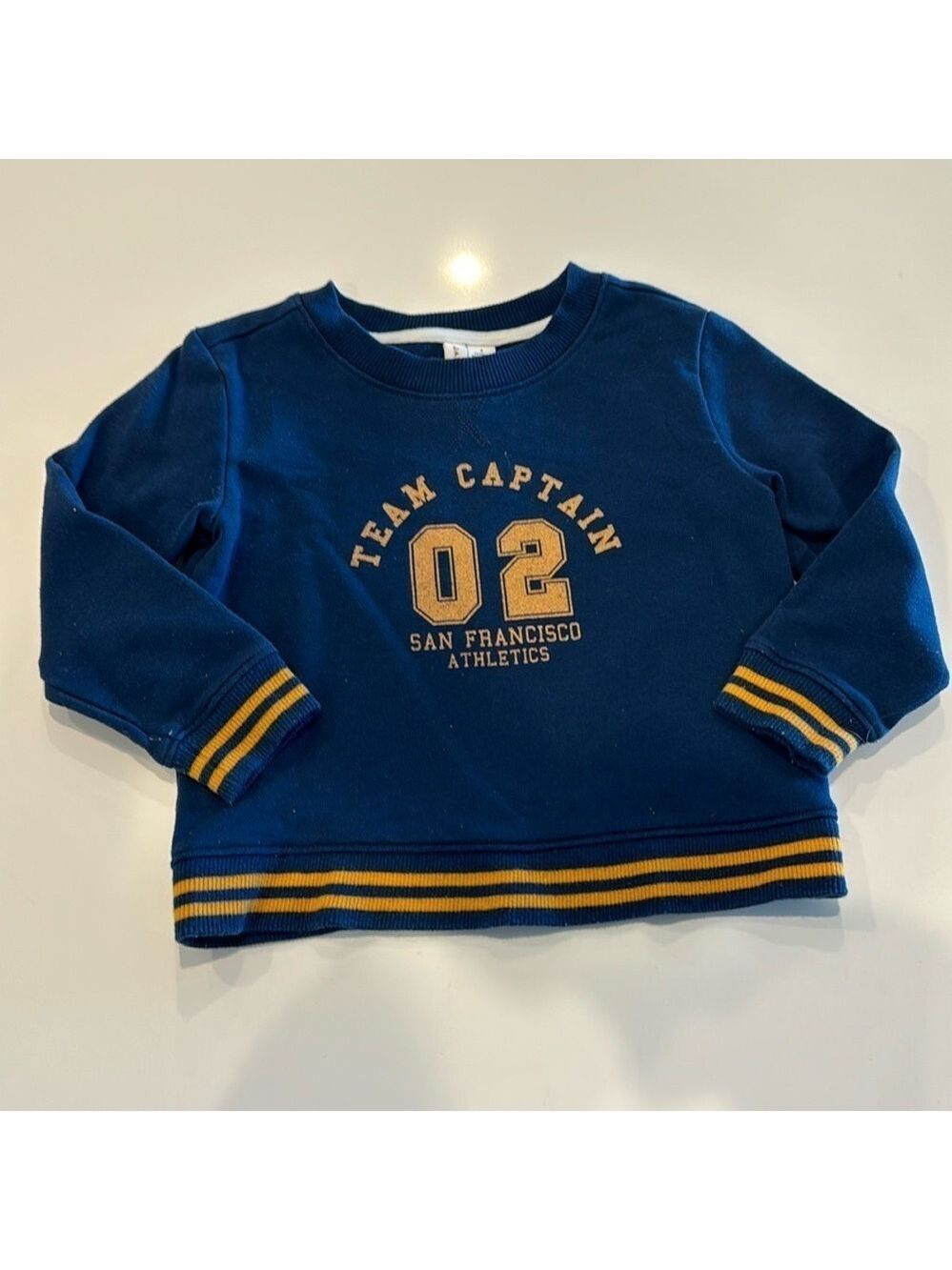 Janie and Jack Sweatshirt Captain Team Size 3